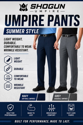 UMPRE PANTS (NAVY) FLAT FRONT PLATE PANTS (Late September 2026)