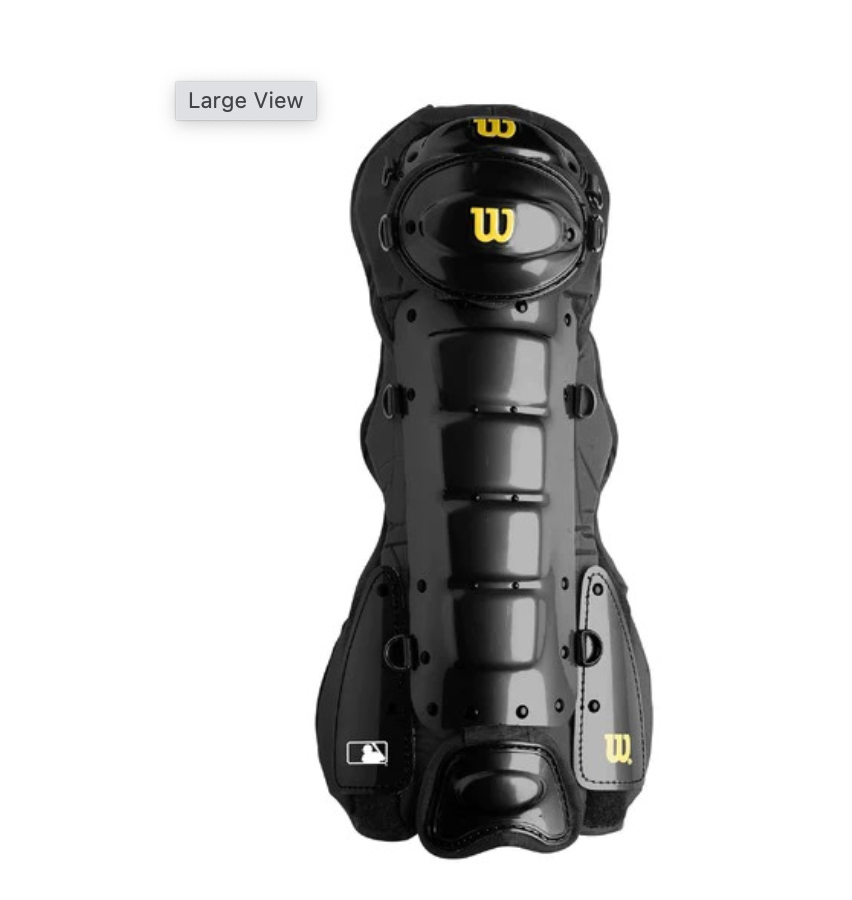 WILSON PRO GOLD LEG GUARDS UMPIRE