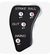 UMPIRE INDICATOR BASEBALL/SOFTBALL 4 DIAL
